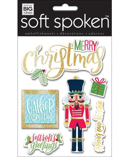 Me and My Big Ideas Soft Spoken Stickers Christmas Gather Together