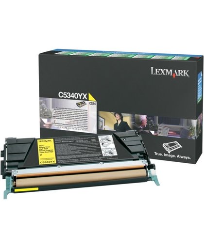 Lexmark C534 7K gele tonercartridge