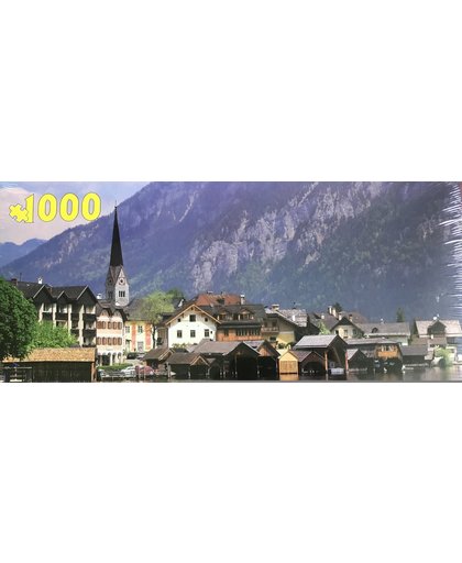 Ouderwetse Puzzel 1000 Stukjes - Hallstatt Salzkammergut