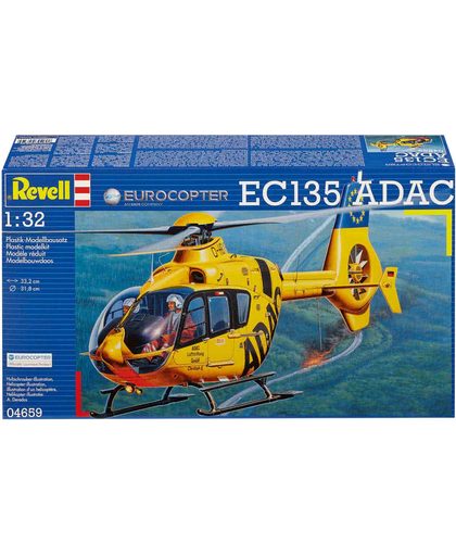 Revell Vliegtuig Eurocopter EC135 ADAC - Bouwpakket - 1:32