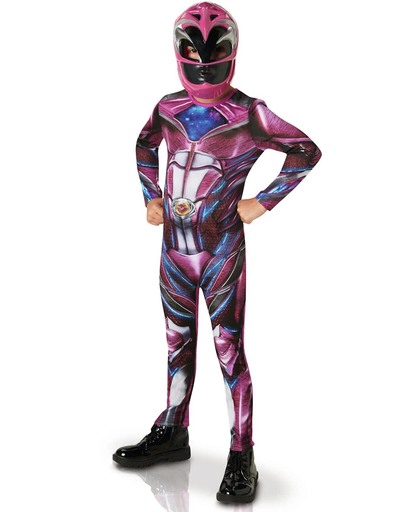 Pink Power Ranger 2017 Classic - Kostuum Kind - Maat L - 128/140