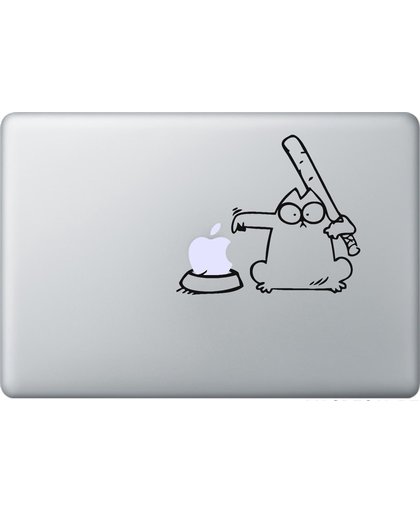 Simons Cat (4) MacBook 11" skin sticker