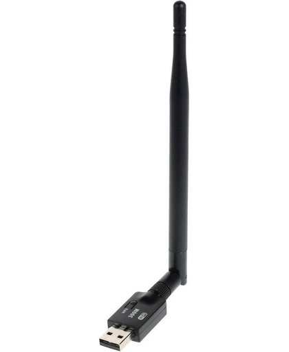 Wifi Adapter met Antenne 300 Mbps Zwart