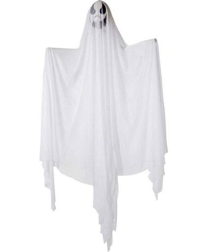 Groot wit spook met licht Halloween decoratie - Feestdecoratievoorwerp - One size