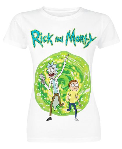 Rick And Morty Portal Girls shirt wit