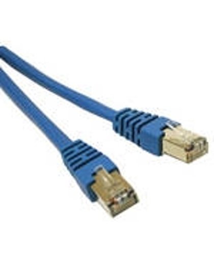 C2G 50m Shielded Cat5e Moulded Patch Cable netwerkkabel Blauw