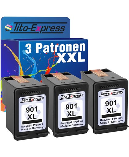 Tito-Express PlatinumSerie PlatinumSerie® 3 Cartridge/Patroon voor HP 901 XL Black