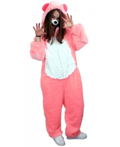 Roze beren kostuum voor volwassenen 40-42 (l/xl)
