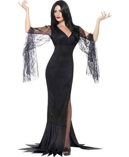 Heksen Halloween kostuum voor dames  - Gothic jurk met kant - Verkleedkleding - Large (44/46)
