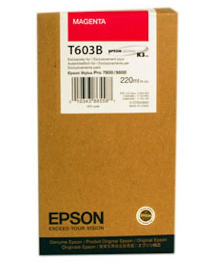 Epson inktpatroon Magenta T603B00 220 ml inktcartridge