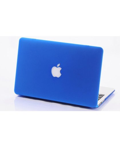 MacBook Air 13 inch Hard Case Cover Laptop Hoes met Apple-logo uitsparing Blauw