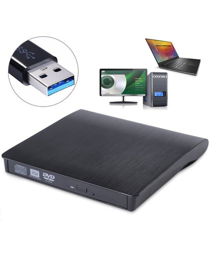 Plug & Play Externe CD/DVD Combo Drive Speler Reader - USB 3.0 CD-Rom Disk Lezer & Brander