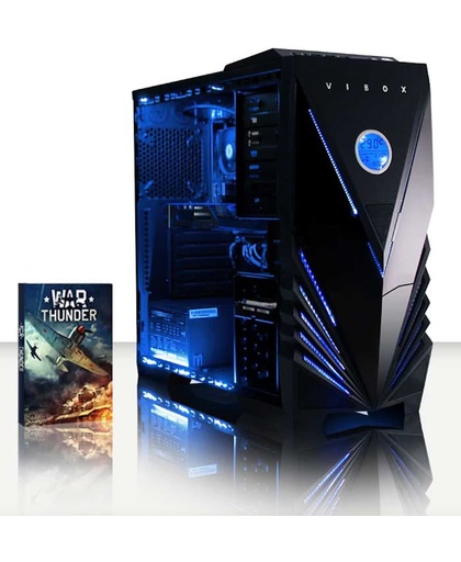 Extreme 1 Game PC - 4.0GHz AMD 4-Core CPU, GTX 1050 Ti GPU, Gaming Desktop PC met Levenslang Garantie (FX Quad Core Processor, Nvidia Geforce GTX1050 Ti Videokaart, 8 GB RAM, 1 TB Harde Schijf, Zonder Besturingssysteem)