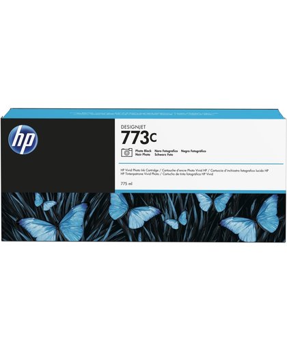 HP 773C zwarte DesignJet fotoinktcartridge, 775 ml inktcartridge