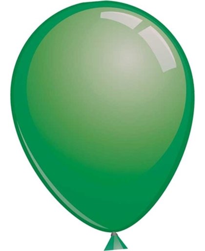 Topballon kristal groen (91cm, 6st)