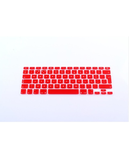 Xssive Toetsenbord cover voor MacBook Air 11 inch - siliconen - rood - NL indeling