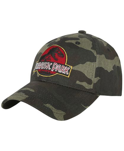 Jurassic Park Logo Baseballcap camouflage