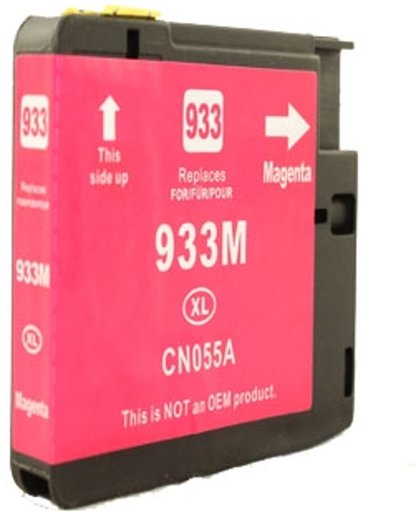 Toners-kopen.nl HP-933XL HP 933XL CN055AE#BGX Verpakking : Bulk Pack (zonder karton) alternatief - compatible inkt cartridge voor Hp 933Xl magenta Officejet 6600