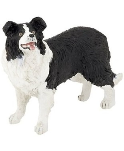 Papo Hond - zwart/witte Collie