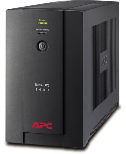 APC BX1400U-FR UPS 1400 VA 4 AC-uitgang(en) Line-interactive