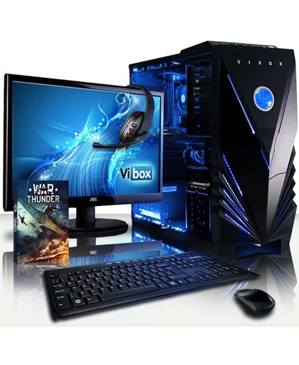 Advance 2 Game PC - 4.2GHz AMD CPU 8-Core, GTX 1050Ti, Gaming Desktop PC met 22" HD Monitor, Levenslang Garantie (FX Acht-Core Processor, Nvidia Geforce GTX1050 Ti Videokaart, 16 GB RAM, 1 TB HDD, Zonder Windows OS)