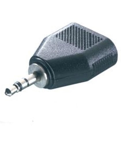 Vivanco 5/21-N 3,5 mm 2x 3.5 mm Zwart kabeladapter/verloopstukje