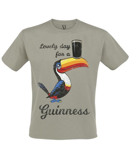 Guinness Lovely Day T-shirt olijf