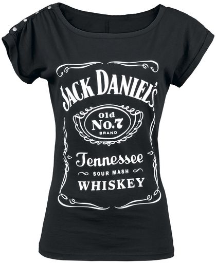 Jack Daniel&apos;s Old No.7 Girls shirt zwart