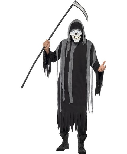 Magere Hein skelet kostuum voor volwassenen Halloween pak - Verkleedkleding - One size