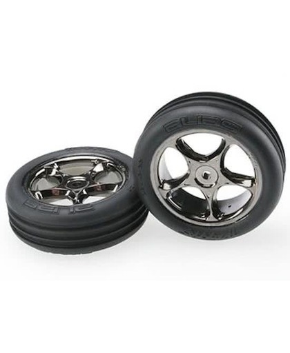 Tires & wheels, assembled (Tracer 2.2 black chrome wheels, A