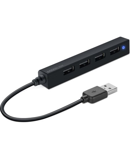 Speedlink Snappy Slim - USB Hub - 4 Poort - USB 2.0