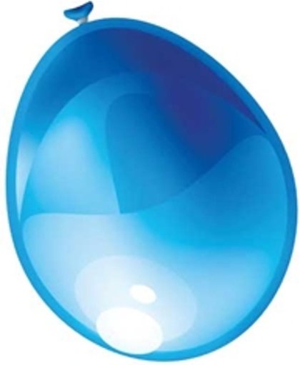Ballonnen parel blauw (30cm, 50st)