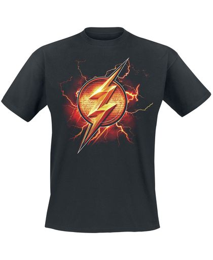 Justice League The Flash - Logo T-shirt zwart