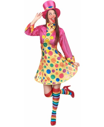 Clownskostuum voor dames - Verkleedkleding - Small