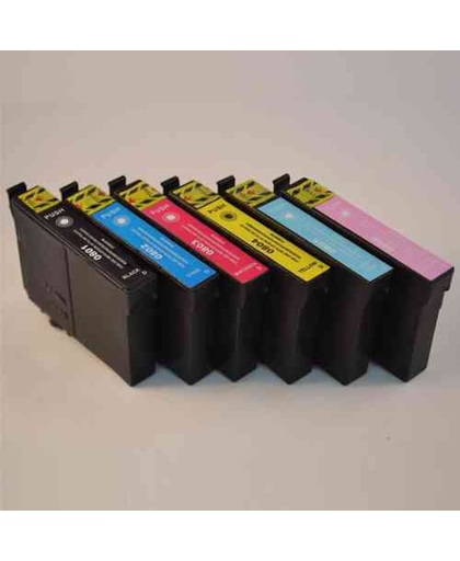 Epson T0801+T0802+T0803+T0804+T0805+T0806 - Inktcartridge / Multipack (huismerk)