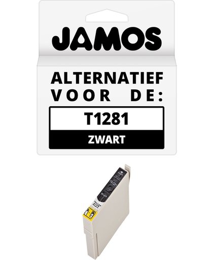 Jamos - Inktcartridges / Alternatief voor de Epson T1281 Zwart