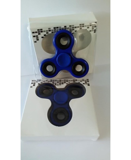 Fidget Spinner - Hand Spinner Draaier - Stress verminderende Speel Spinner - Stress Spinner - Top kwaliteit met ceramische lagers blauw