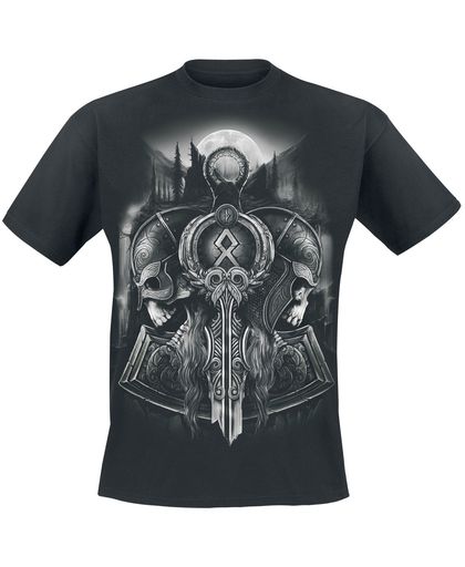 Toxic Angel Guardian Of Midgard T-shirt zwart