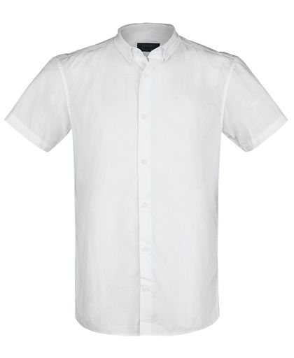 Produkt Sharif Poplin Shirt Overhemd wit