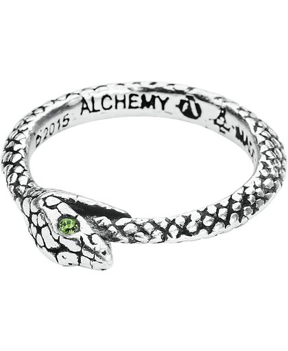 Alchemy Gothic The Sophia Serpent Ring standaard