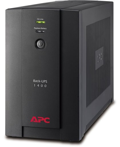 APC Back- 1400VA noodstroomvoeding 6x C13, USB UPS