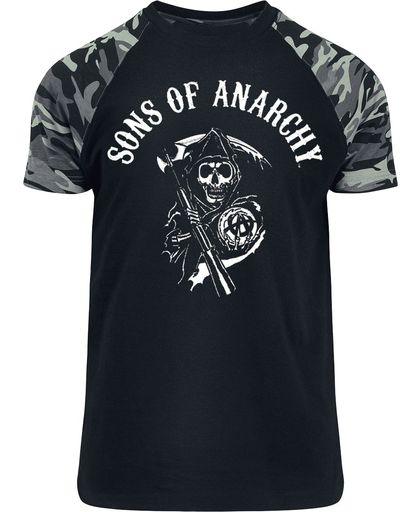 Sons Of Anarchy Reaper T-shirt zwart-camouflage