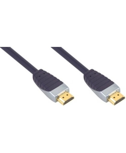 Bandridge SVL1202 2m HDMI HDMI Zwart, Grijs HDMI kabel