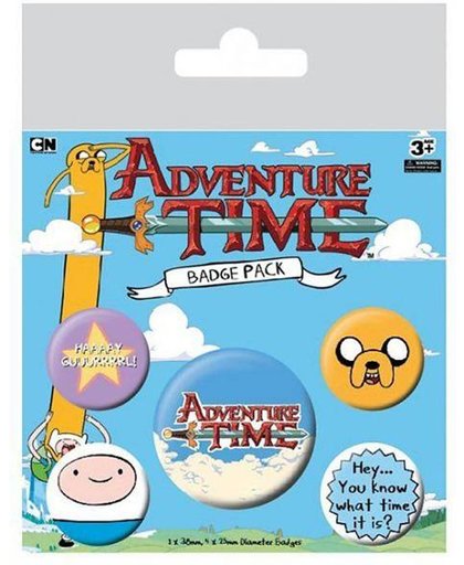 Adventure Time - Badge Packs Buttons