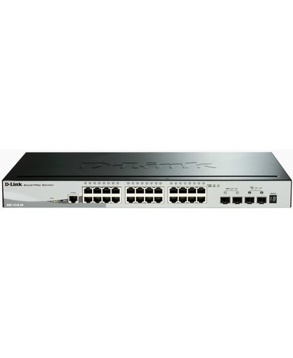 D-Link DGS-1510 Beheerde netwerkswitch L3 Gigabit Ethernet (10/100/1000) Zwart