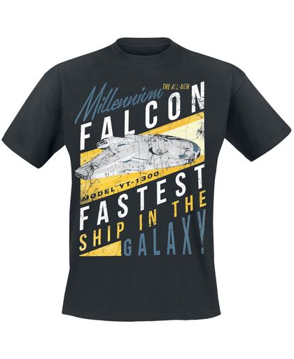 Star Wars Solo: A Star Wars Story - Fastest Ship T-shirt zwart
