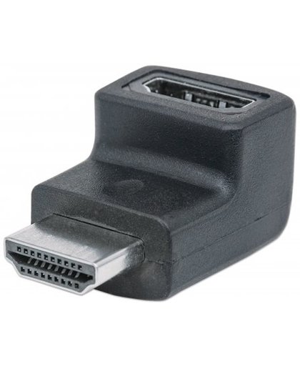 Manhattan 353502 HDMI HDMI Zwart kabeladapter/verloopstukje