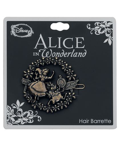 Alice in Wonderland Alice and White Rabbit Haarspeld standaard