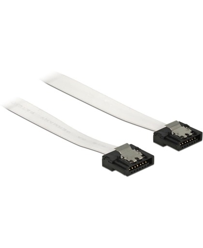 DeLOCK 0.3m 2xSATA 0.3m SATA 7-pin SATA III 7-pin Zwart, Wit SATA-kabel