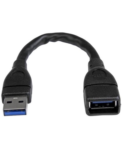 StarTech.com USB 3.0 A naar A verlengkabel mannelijk / vrouwelijk 15cm zwart